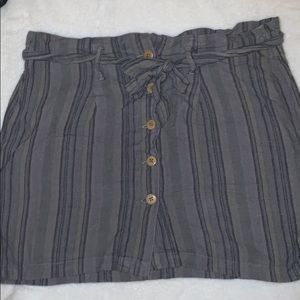 Button down skirt